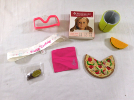 American Girl Take the Cake Birthday Outfit headband + Taco and Pizza + Earrings - £14.82 GBP