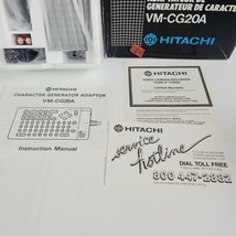 NEW OLD STOCK Hitachi Character Generator Adapter For Hitachi VHS Camcor... - £148.18 GBP