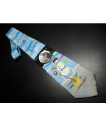Keith Daniels Neck Tie Blue Christmas Snowman Unused Still in Paper  Sleeve - $12.99