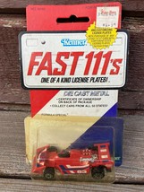 Vtg 1981 Fast 111&#39;S Kenner Die Cast 1:64 Car Formula Special Red Moc - £15.49 GBP