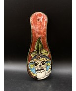 Talavera Spoon Rest Day Of The Dead Mexico Dia de Muertos Ceramic Mayolica - $542.31 MXN
