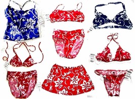 Sunsets Caribbean Cool Bikini Swimsuit Separates in Red, Black &amp; Navy XS-XL NWT - £31.64 GBP+