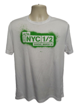 2014 NYRR New York Road Runners NYC 1/2 Adult Medium White Jersey - £14.20 GBP
