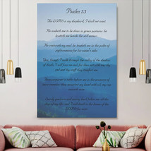 Psalm 23 wall art scripture wall decor bible verse canvas 1 thumb200