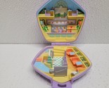 Vintage 1992 Bluebird Polly Pocket Fast Food Restaurant Compact Only - $17.72