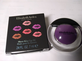 2-PACK Elizabeth Arden Sheer Kiss Lip Oil Makeup .24oz Purple Serenity 0... - $217.88 MXN