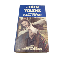 Hell Town VHS Movie John Wayne Marsha Hunt Johhny Mack Brown - £3.15 GBP