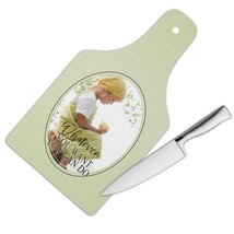 Girl Eating Apple : Gift Cutting Board You Can Do It Kitchen Quote Inspirational - £23.24 GBP