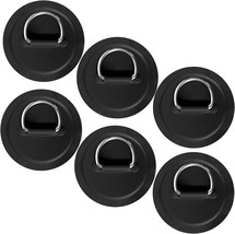 TOBWOLF 6 Pack Stainless Steel D-Ring Patch for Inflatable, NO Glue Incl... - $44.99