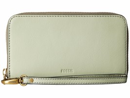New Fossil Women&#39;s Emma RFID Leather Smartphone Wristlet Variety Colors - £58.37 GBP