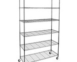 WDT NSF Certified Storage Shelves on Wheels, Heavy Duty Metal Shelves fo... - $232.99