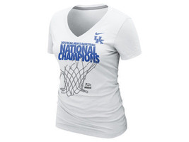 Kentucky Wildcats Basketball Nike National Champions Locker Room womens Shirt  - £20.91 GBP