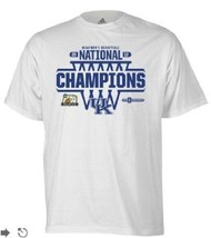 Kentucky Wildcats FREE SHIPPING 2012 BASKETBALL CHAMPS ADIDAS MENS SHIRT... - £17.46 GBP