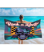 Radical Rock n Roll Rebel Beach Towel | Purple Skull | 01- Adult Large |... - $36.99