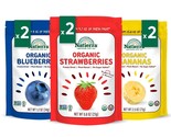 NATIERRA Organic Freeze-Dried Variety Pack of 6 | Blueberry, Banana &amp; St... - $49.70