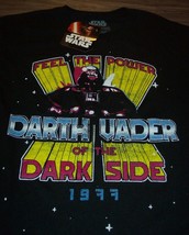 Vintage Style 1977 Star Wars Feel The Power Darth Vader T-Shirt Small New w/ Tag - £15.92 GBP