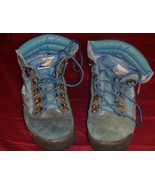 CLASSIC VINTAGE KANGAROOS BLUE HIKING SHOES BOOTS COLOR GLACIER WOMENS sz7 - £82.82 GBP
