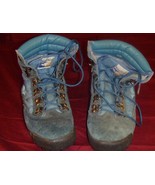 CLASSIC VINTAGE KANGAROOS BLUE HIKING SHOES BOOTS COLOR GLACIER WOMENS sz7 - €64,04 EUR