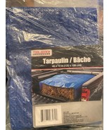 Blue 48x72 In (120x180 cm) Tool Bench Hardware Tarp fff1 - $11.99