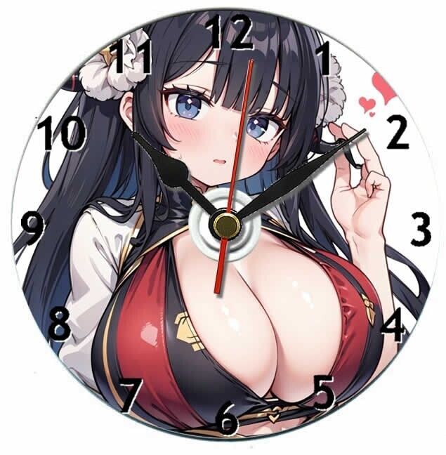Anime girl gift DVD Desk clock, Can be personalised, Free postage - $12.79