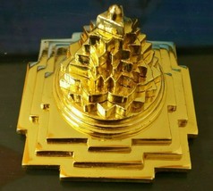 Meru Shri Shree Yantra For Vastu Correction &amp; Prosperity Big Size Energized 3pcs - £86.49 GBP