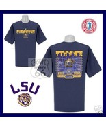 LSU Football Tigers 2003-2004 National Champs SHIRT M - £13.82 GBP