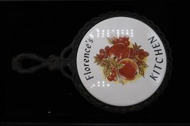 Vtg Florence's Kitchen Cast Iron Trivet by Mid-State Hot Pad Wall Hangin... - $12.00