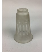 Vintage Frosted Glass Lampshade Light Cover - 5 7/8”L - €12,83 EUR