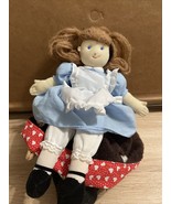 Alice in Wonderland 12&quot; Topsy Turvy Flip Doll Red Queen Mad Hatter Cat L... - $27.26 CAD
