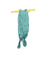 Rags to Raches Knotted Gown Size 0-3 Months Striped Floral - $19.80