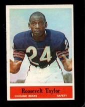 1964 Philadelphia #25 Roosevelt Taylor Vg (Rc) Bears *X83770 - £1.34 GBP