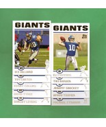 2004 Topps New York Giants Football Set - £7.96 GBP