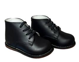 Josmo Walker Black Leather Hard Bottom Lace Up Walkers #8190 size 4.5 - £23.07 GBP