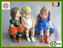 Miami U Hurricanes Cheerleader &quot;Right Choice&quot; Figurine  - £18.66 GBP