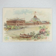 Antique Victorian Trade Card 1893 Columbian Exposition Horticultural Hall Color - £43.25 GBP