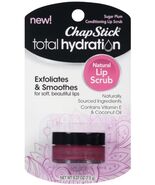 ChapStick Total Hydration Conditioning Lip Scrub, Sugar Plum Flavor, 0.2... - $9.52