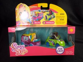 Nickelodeon Sunny Day diecast 2 pack Glam Van Coloring Car NEW - £7.59 GBP