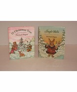 2 MICHAEL HAGUE MINI BOOKS Jingle Bells/Oh Christmas Tree Books First Ed... - €21,45 EUR