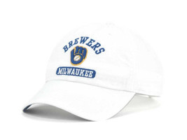 Milwaukee Brewers Free Shipping Baseball Hat Cap Rip Stop Mens Fits All New - £15.28 GBP