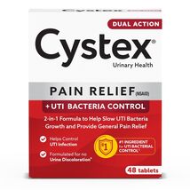 1/27 Cystex Dual-Action UTI Pain Relief &amp; Prevention Tablets - 48-Count - $13.85