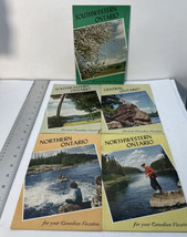 Lot of Five Vintage 1960s Ontario Canada Travel Tourism Booklets and Maps - £15.91 GBP