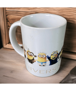 Minions Coffee Mug Despicable Me Universal Studios Ceramic White Cup - £8.22 GBP