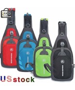 Nylon Sling Bag Crossbody Cycle Daily Travel Shoulder Chest Backpack - $333.19 MXN