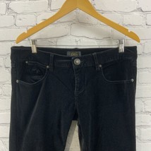 Guess Jeans Womens Sz 32 Black Velour Stretch Vintage Low Rise  - £19.48 GBP