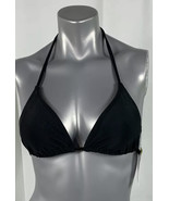 Women&#39;s Islander Mixer Triangle String Bikini Swim Top Black Size M-NEW-... - £9.34 GBP
