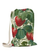 Strawberries and leaves Laundry Bag - $46.00