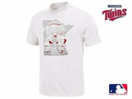 Minnesota Twins Baseball Old School Logo Mens Shirt L - £16.44 GBP
