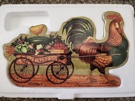 The Bradford Exchange 2002 Cock-a-Doodle Doo Wall Plaque Plate # A0199 COA - $19.11