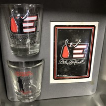 1994 Nascar Shot Glass &amp; Playing Card Gift Set- The Intimidator- Dale Earnhardt - £9.41 GBP