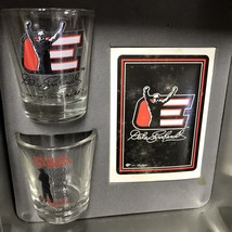 1994 Nascar Shot Glass &amp; Playing Card Gift Set- The Intimidator- Dale Ea... - £9.49 GBP